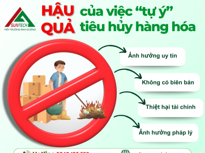 Tiêu hủy hàng tiêu dùng hết hạn - Giải pháp bảo vệ doanh nghiệp trước rủi ro pháp lý